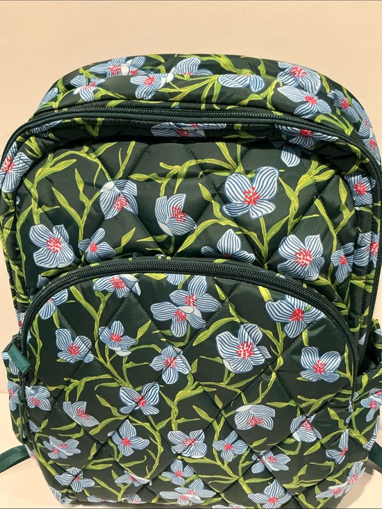 NWT Vera Bradley Floral extra large Travel Multi Compartment Laptop Backpack. main image 9